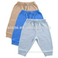 factory price soft cotton handfeel pure color baby pants korean style